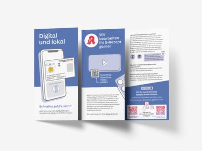 Flyer CardLink, blau
Format: DIN lang (10 x 21 cm) - mein.apotheken.de